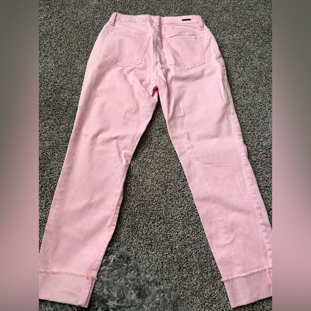 Carve Designs Pastel Pink Straight-Leg Jeans - Picture 6 of 6